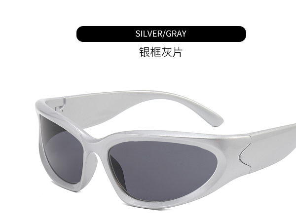 Y2K Punk Sunglasses with Futuristic Design (One Pair)